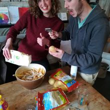 Nos gentils animateurs en pleine cuisne