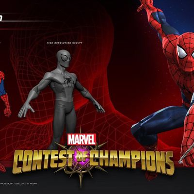 Spiderman et Symbiote Supreme en arène marvel contest of champions #mcoc