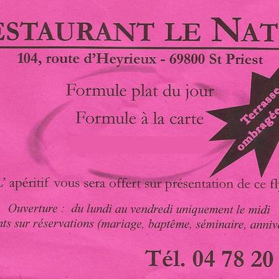 Restaurant Le Naty Chez Sam