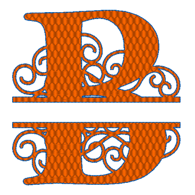 ABC ferronnerie d' art: la lettre B