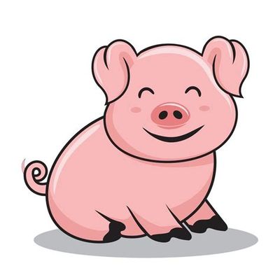 CROCHET ; un marque page "petit cochon"