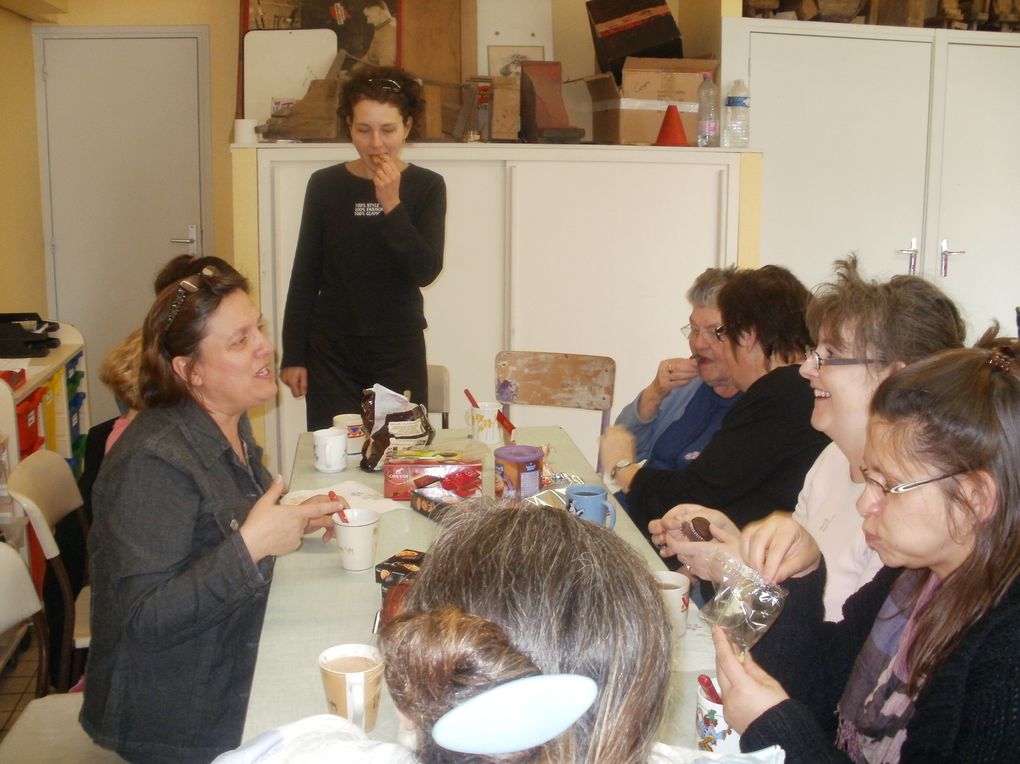 nos adhérentes en pleine activité dans notre salle