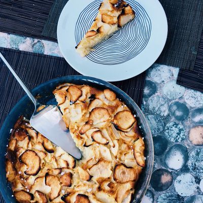 Un gâteau invisible aux pommes