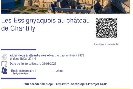 Les écoliers du Noirieu à Chantilly