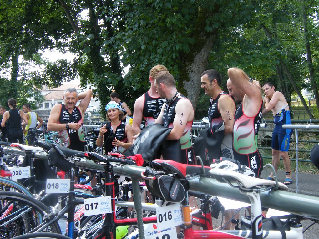 photos des  verdunois et autres au triathlon de verdun 2010