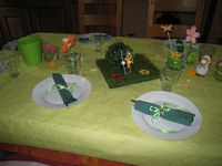 Déco de table de Printemps