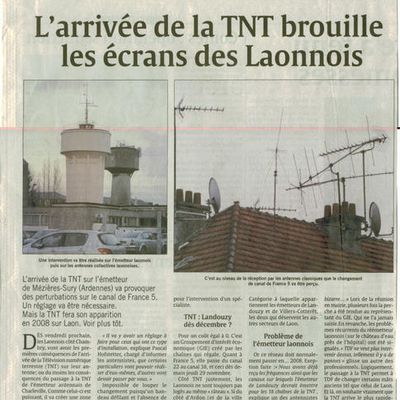 L' arrivée de la TNT brouille les écrans des Laonnois.