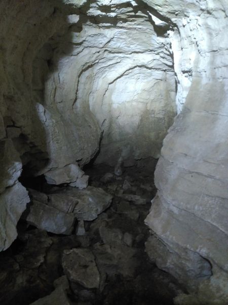 À l'intérieur du tunnel