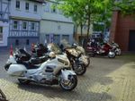 Goldwing - ballade en forêt noire, petit lac et petite ville de Calw
