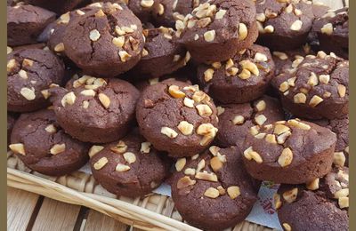 Financiers chocolat noisette