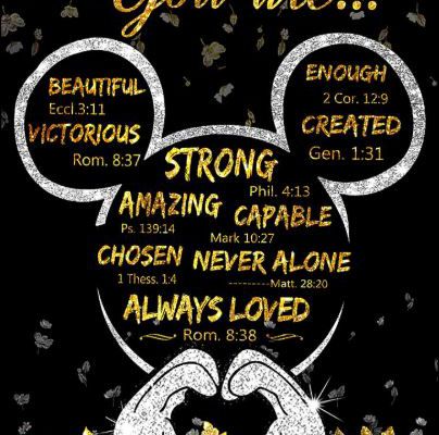 [Cheapest] Mickey mouse you are beautiful victorious enough created poster