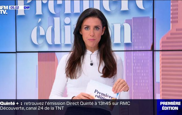 Sophie Hébrard Première Edition BFM TV le 11.02.2021