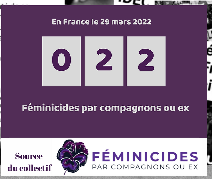 89 EME FEMINICIDES DEPUIS LE DEBUT  DE L ANNEE 2022