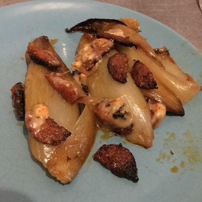 Endives au chorizo et Maroilles