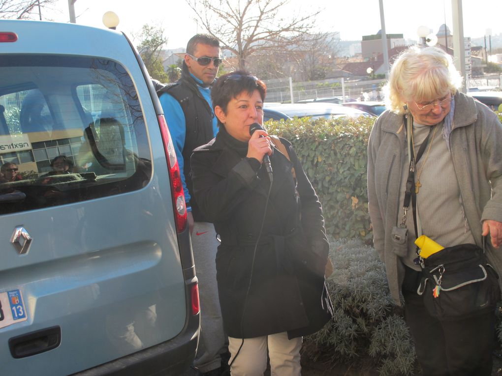 Manifestations du 20, 23 et 24 janvier 2012 pour soutenir nos élus licenciés par deux complices : nextiraone et le ministre.