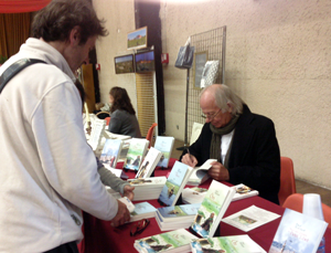 Paul Blanqué au salon du livre de Grignols