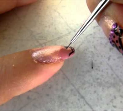 French de biais avec spirale