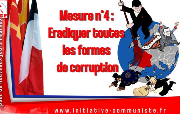 Mesure n°4 : éradiquer toutes les formes de corruption !