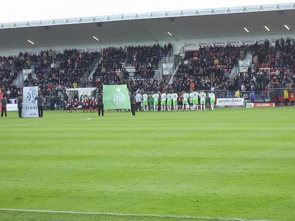 Match Boulogne-sur-mer contre St Etienne, décisif pour le maintien en ligue 1, le 05 mai 2010