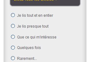 [Sondage] Lisez-vous les articles ?