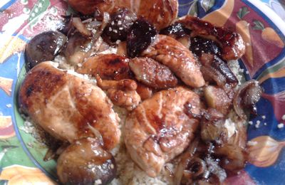 Poulet aux Figues noires