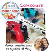 Concours Maker Faire Paris - Ateliers DIY ⋆ Les Tutos Couture de Viny - Blog de Couture