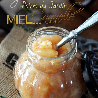 Compote de Poires, cannelle, miel et étoile de Badiane 