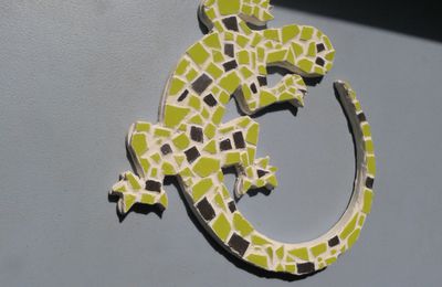 Salamandre en mozaique