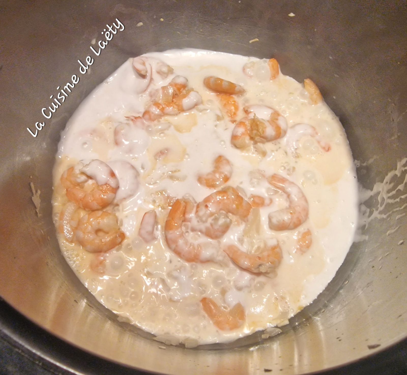 Crevettes au Curry et lait de Coco - La cuisine de Laëty