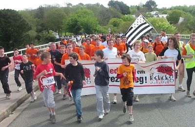 Redadeg 2010 : 1200 km de course à sponsoriser pour l'avenir de la langue bretonne.