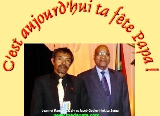 Jeannot Ramambazafy souhaite Bonne fête des Pères 2014 à tous les Papas du monde !