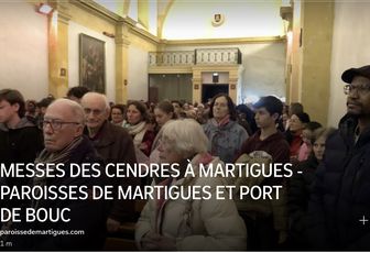 MESSES DES CENDRES À MARTIGUES 
