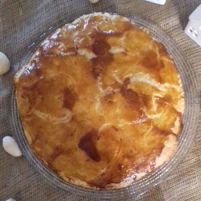 Galette des rois spéculoos pommes caramélisées 