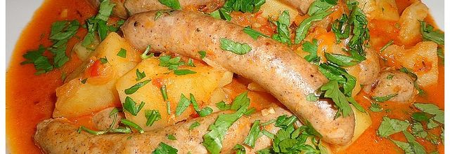 Tajine de Pomme de Terre aux Merguez