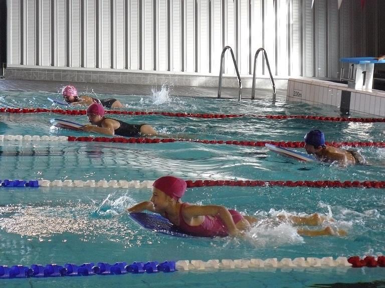 Dernière séance de piscine