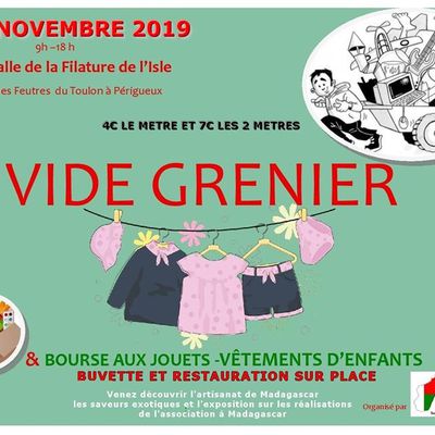 VIDE GRENIER SAFM DU 03 NOV 2019 A PÉRIGUEUX