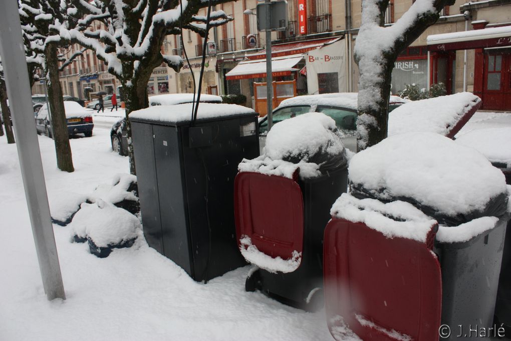 clichés photographiques de Vitry-le-François sous la neige