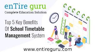 How will school timetable management software help in the smooth working of school?