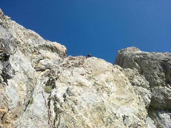 Arete NW Aiguillette du Lauzet... euh Arete NW variante, Contreforts de Gauche 1ère tour, Aiguillette du Lauzet