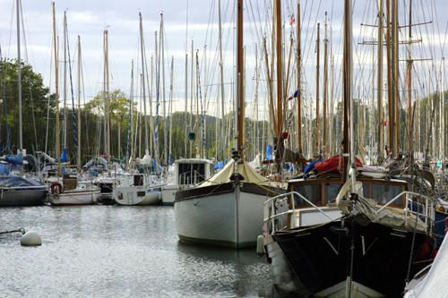 Photographies de bateaux dans les ports de Bretagne...