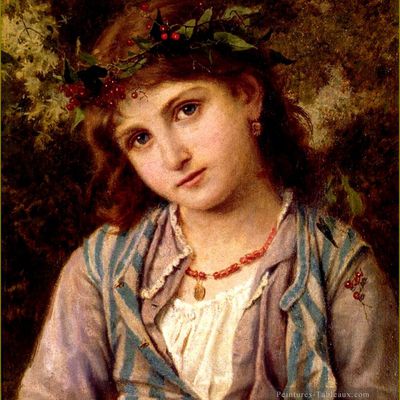 Automne par les grands peintres  - Sophie Gengembre Anderson (1823-1903) automne