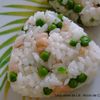 Onigiri aux crevettes & petits pois