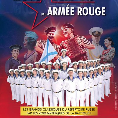 Chœurs et Danses des Marins de l'Armée Rouge en tournée française du 04/11 au 03/12/2021