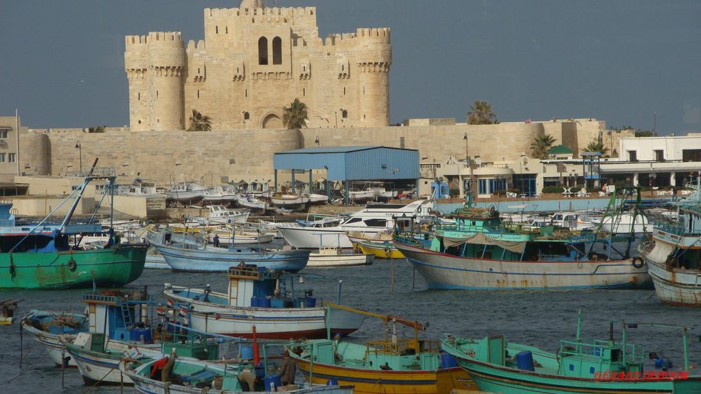 Ville d'Alexandrie,l'hôtel Palestine, son musée national des antiquités et sa bibliothèque