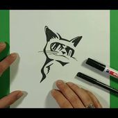 Como dibujar un gato paso a paso 42 | How to draw a cat 42