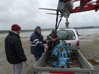 l'installation du moteur Jeanne d'Arc