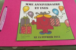 Anniversaire thème Monsieur Madame