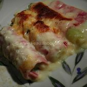 Poireaux Gratinés Au Jambon - L'Eau à la Bouche