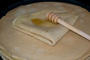 Crêpes soja miel sarrasin