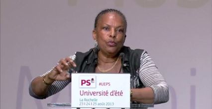 Vidéo de Christiane Taubira à l'Université d'été du PS - Août 2013